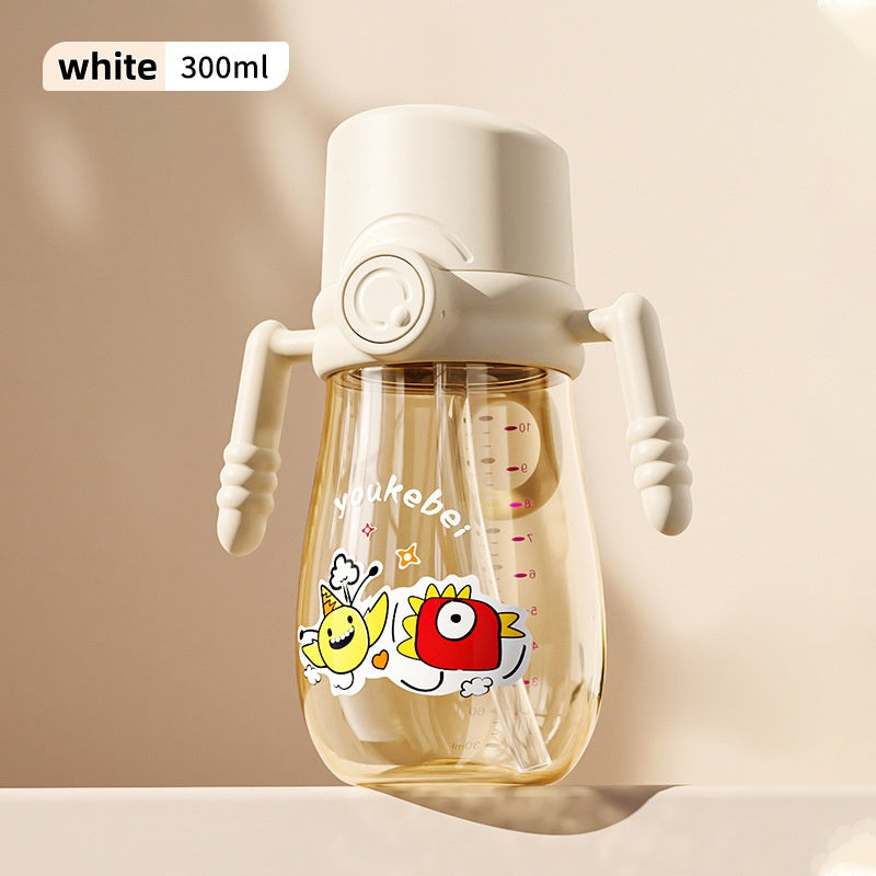 Y+ Baby Tooth-Friendly Straw Cup: No-Transition Training Cup na may Temperature Indicator at Leak-Proof Design