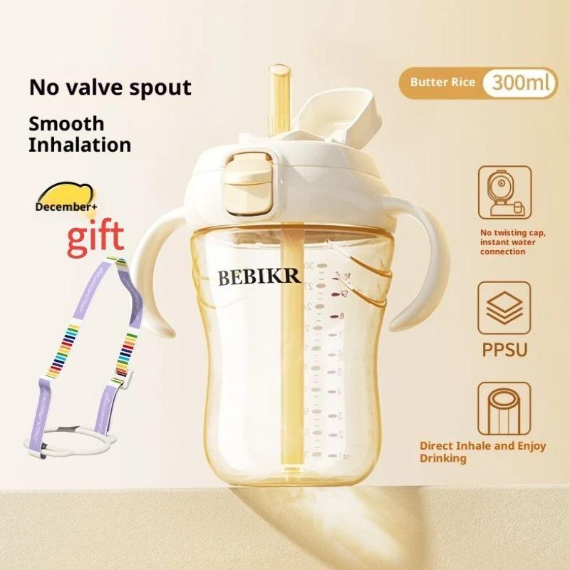 Premium PPSU Toddler Straw Cup with One-Press Flip Lid