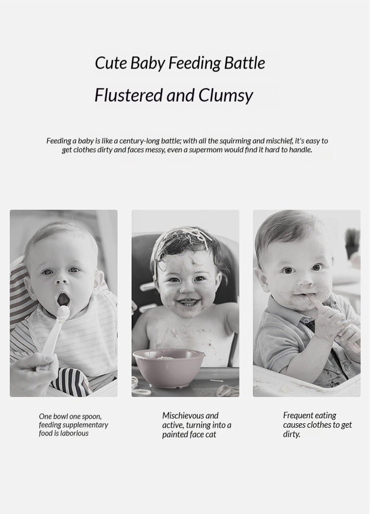 Youkebei Baby Feeding Bottle Leak-Proof Suction Base 120ml Silicone Bottle for Water Milk  Purees 0–6M+