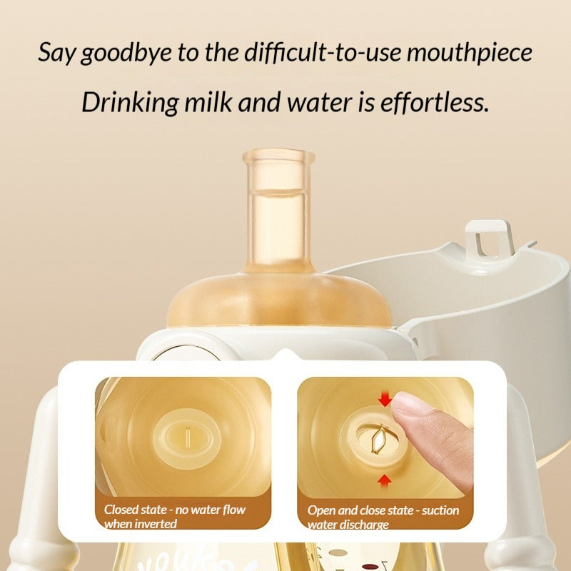 Y+ Baby Tooth-Friendly Straw Cup: No-Transition Training Cup na may Temperature Indicator at Leak-Proof Design