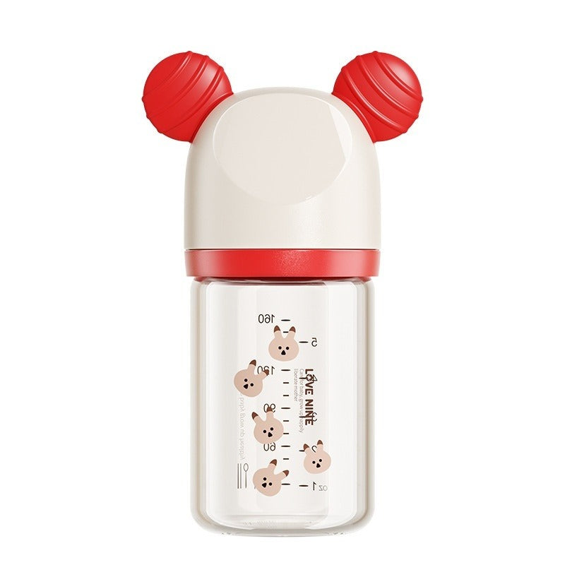 Protective Teething Weaning Baby Bottle: Ultra-Soft Liquid Silicone Nipple at Anti-Colic