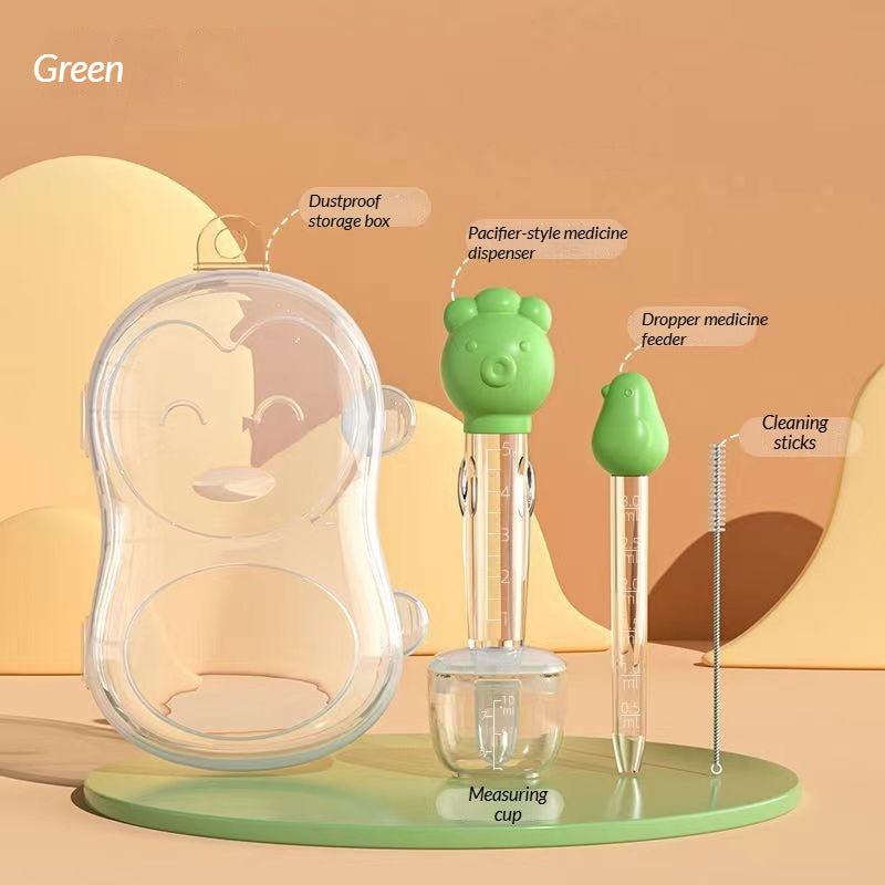 Baby Pacifier-Style Medicine Feeder Set: BPA-Free Silicone at Anti-Choke (Para sa 0+ Months)