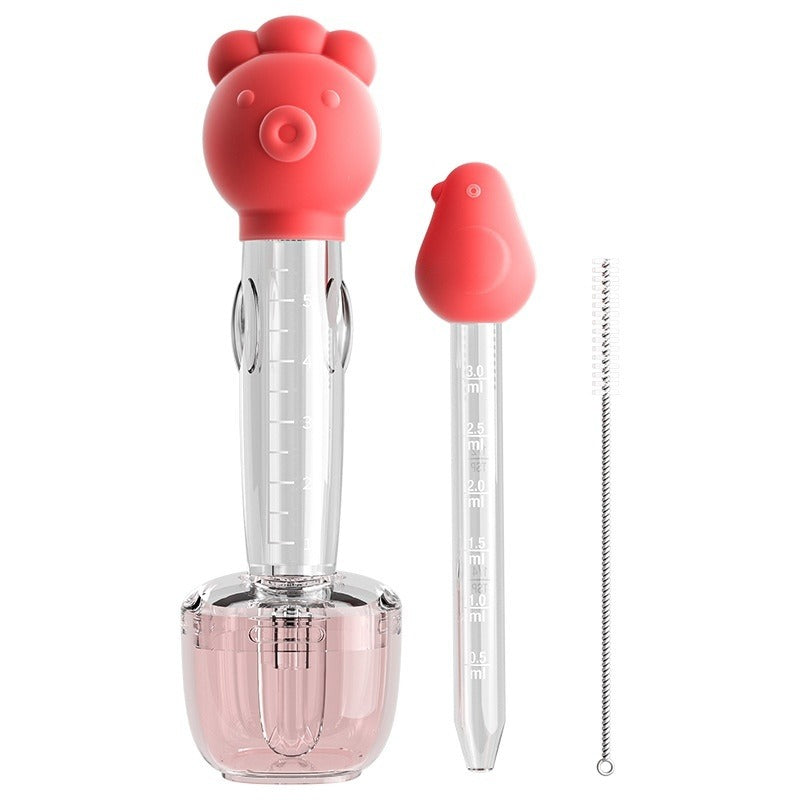 Baby Pacifier-Style Medicine Feeder Set: BPA-Free Silicone at Anti-Choke (Para sa 0+ Months)