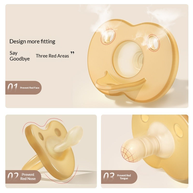 Sleep Comfort Ultra-Soft Liquid Silicone Pacifier Day & Night Anti-Colic Newborn 0–24 Months