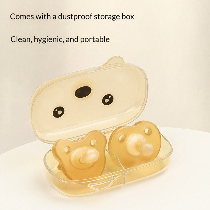 Sleep Comfort Ultra-Soft Liquid Silicone Pacifier Day & Night Anti-Colic Newborn 0–24 Months