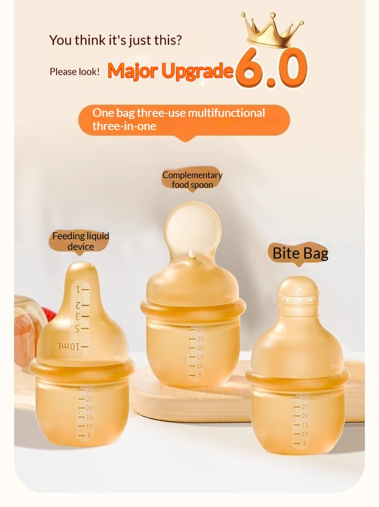 Youkebei 3-in-1 Silicone Medicine & Food Feeder