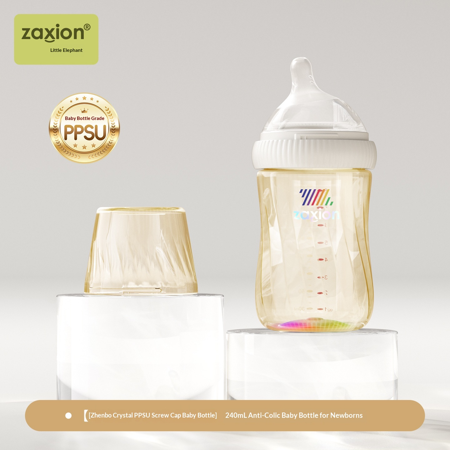 ขวดนมหลอดดูดป้องกันอาการจุกเสียด Baby PPSU - เหมาะสำหรับเด็กอายุ 3-6-10 เดือน และ 1 ปีขึ้นไป ใช้งานง่ายขณะป้อนนม อุปกรณ์สำคัญสำหรับการหย่านม 