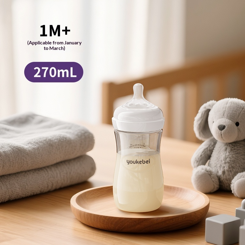 YOUKEBEI Anti-Colic Baby Bottle for All Growth Stages