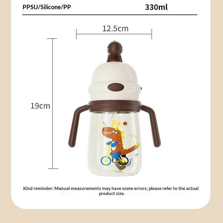 PPSU Training Cup for Toddlers 1–3 Years, Dual-Mode Straw & Direct Drink, Leak-Proof