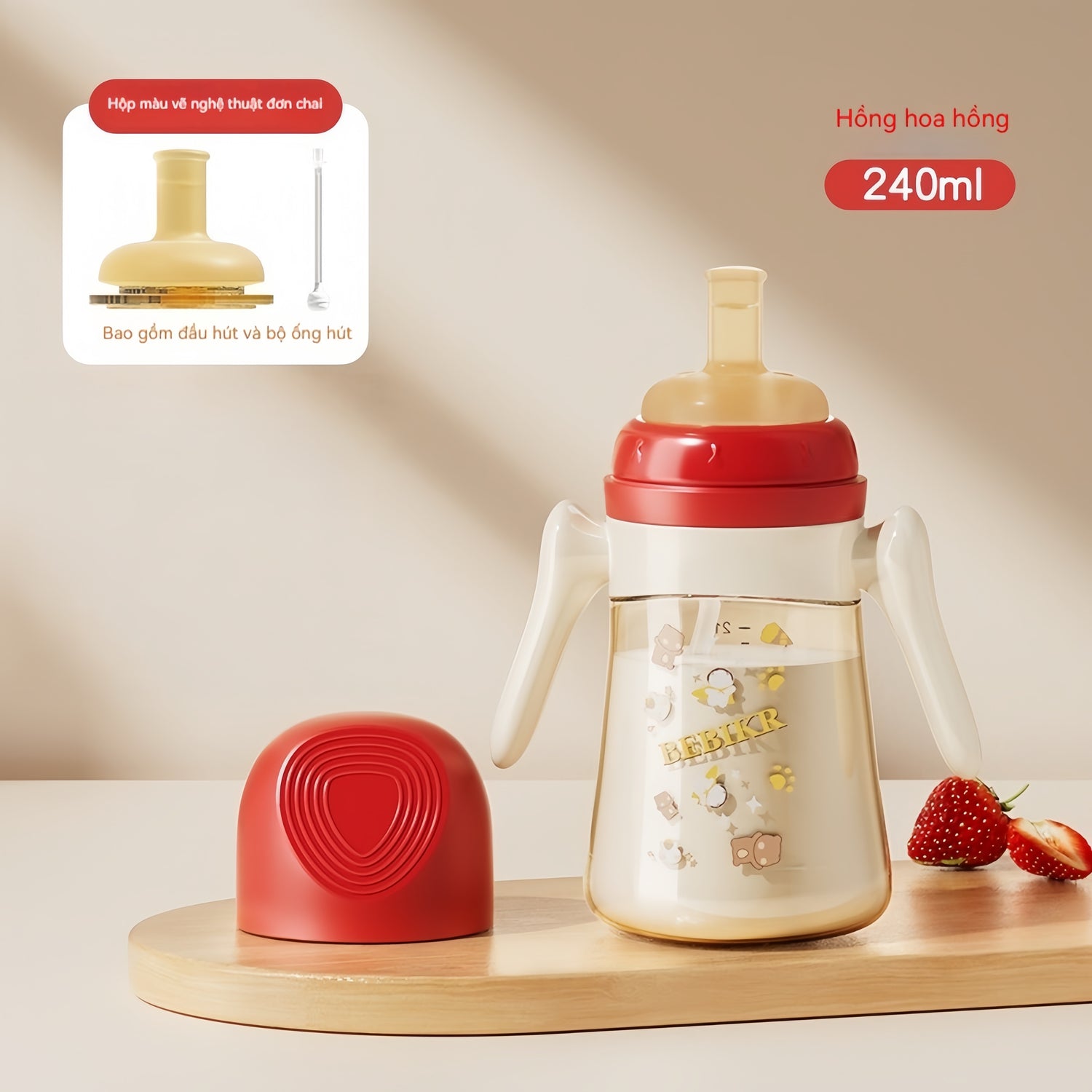 BEBIKR 2nd Gen PPSU Straw Bottle