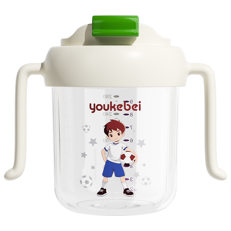 Combo bình sữa PPSU Youkebei đời 3 màu hồng + bộ cọ rửa 6 món màu hồng
