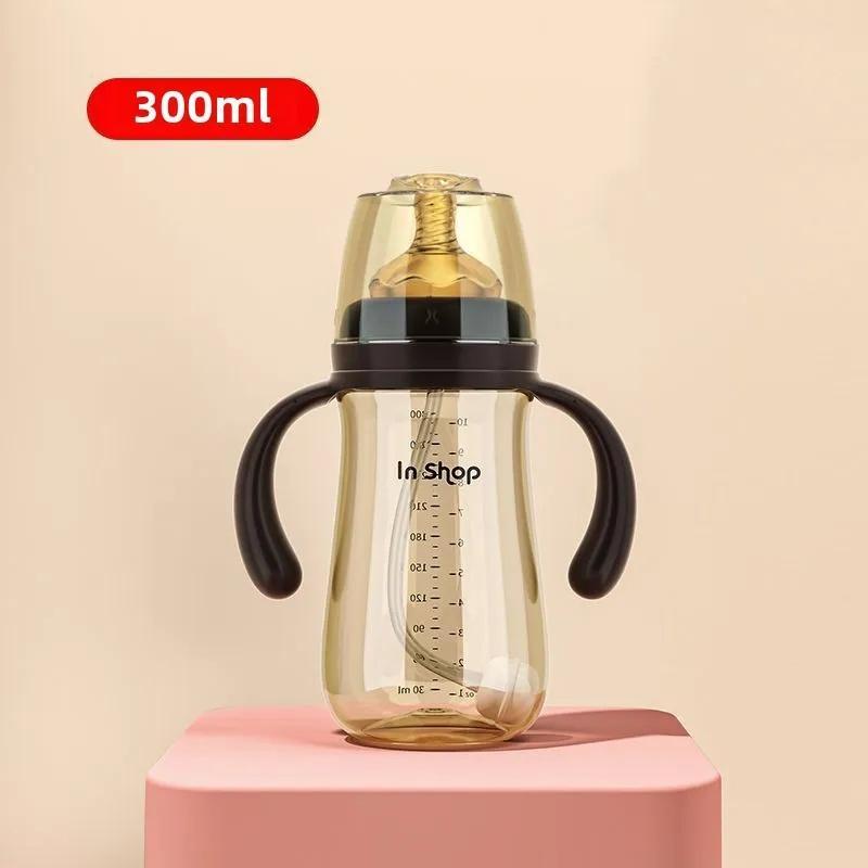 Food-Grade PP Anti-Colic Weaning Bottle para sa 1-3 Taon, Shatter-Resistant at may mga Handle