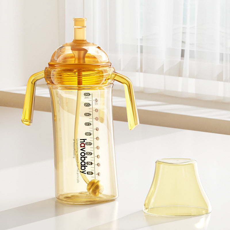 PPSU Training Cup with Straw, Wide-Neck, for Babies 6 Months+