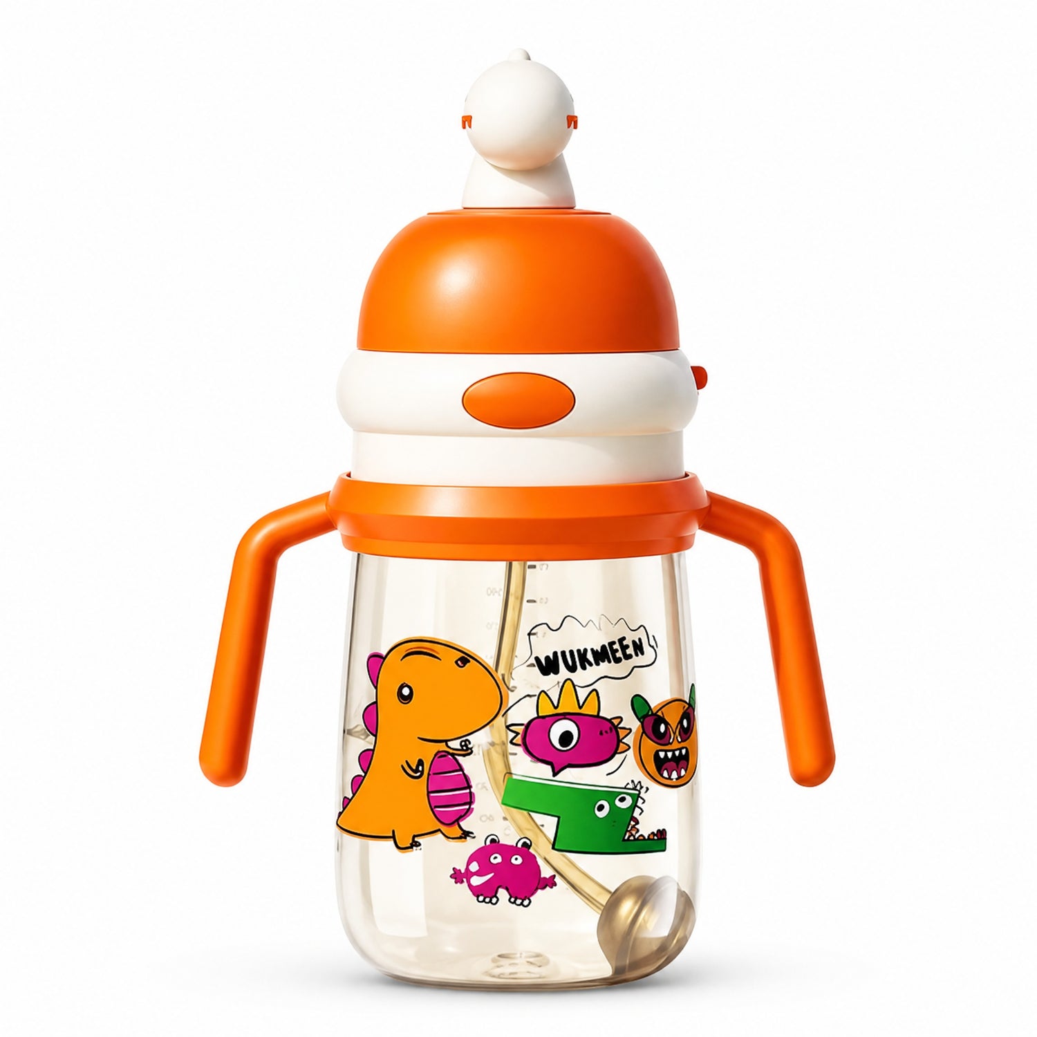 🦕 Cốc Tập Uống PPSU Kháng Sặc Cảm Biến Nhiệt Khủng Long Nhỏ