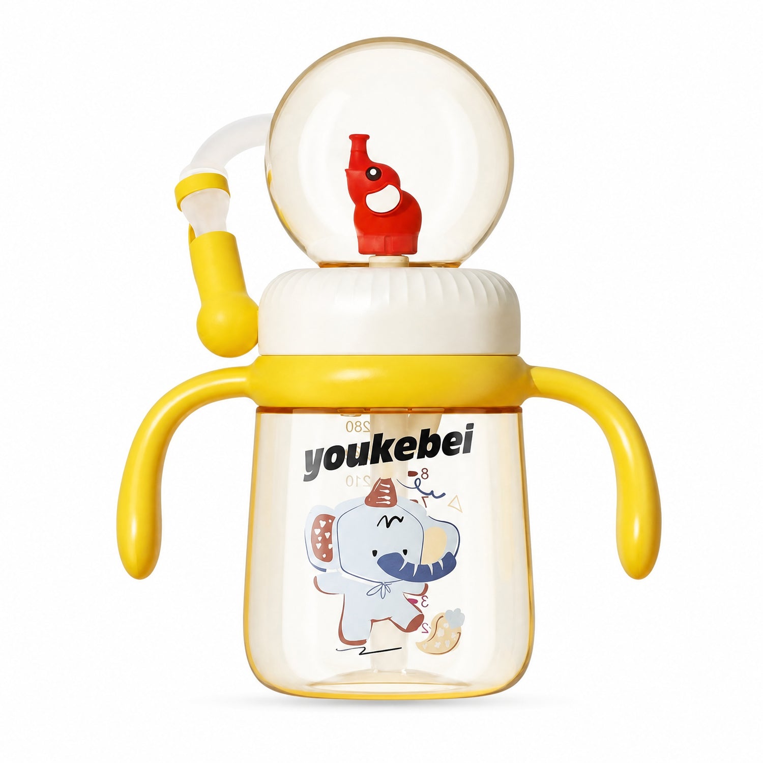 🐘 Elephant Fountain Sippy Cup · PPSU Baby-Safe Material