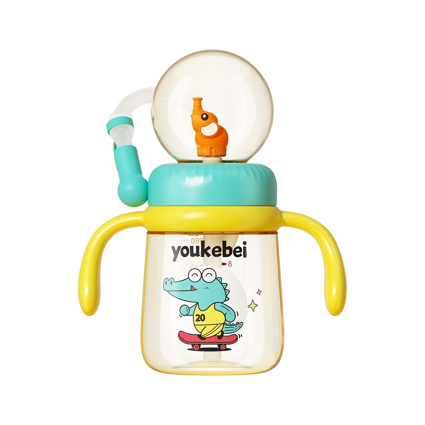🐘 Elephant Fountain Sippy Cup · PPSU Baby-Safe Material