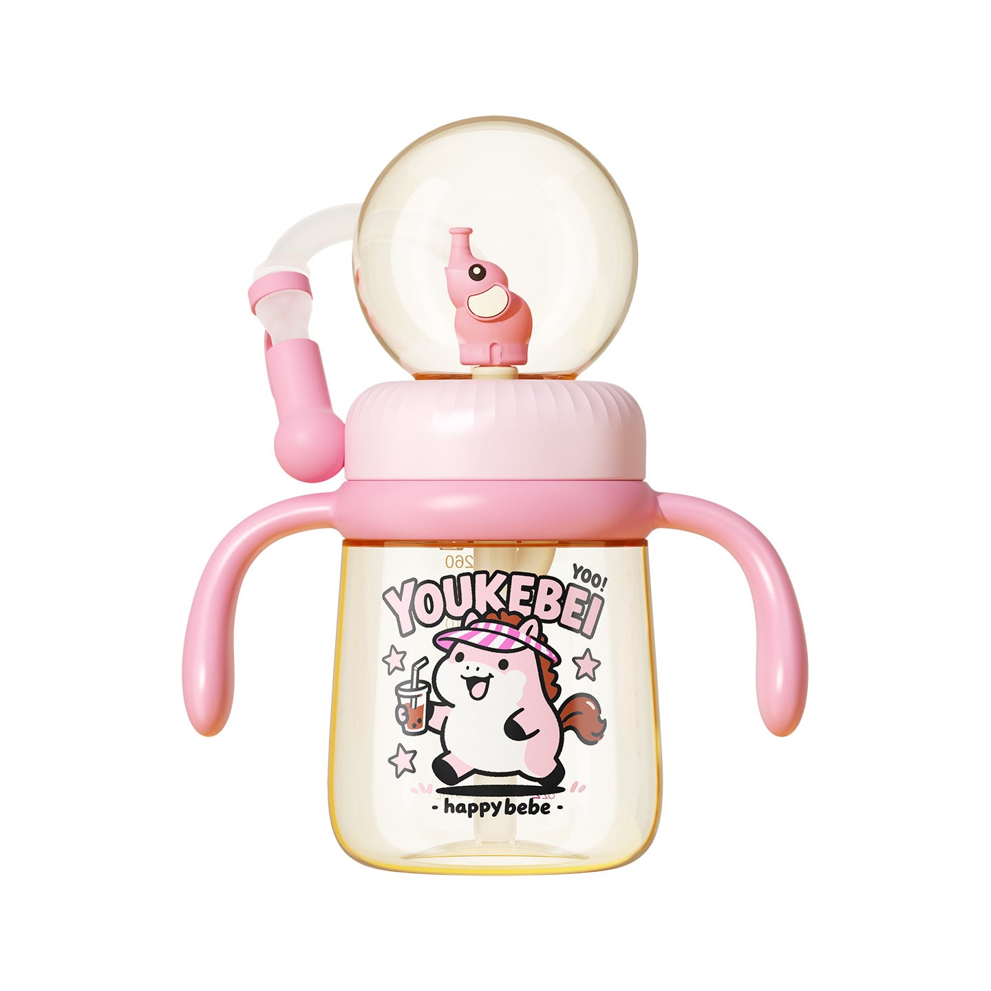 🐘 Elephant Fountain Sippy Cup · PPSU Baby-Safe Material